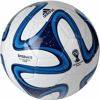 мяч футбольный adidas brazuca glider wtblu для футбола товары