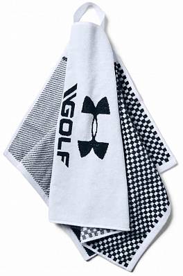 полотенце ua club towel black/white Under Armour