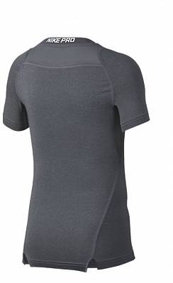 футболка nike fw pro carbon heather/wht д. Nike