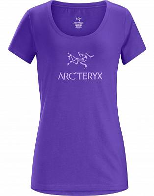 футболка arcteryx ss arc'word mauveine ж. Arcteryx