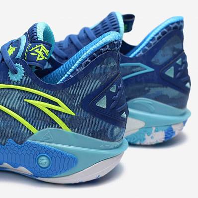 кроссовки anta shock wave 5.0 v2 blue/blue м. для баскетбола