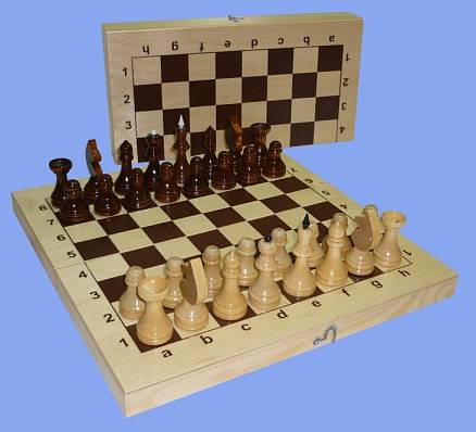 шахматы обиходные в доске ш-1 290*145*40
