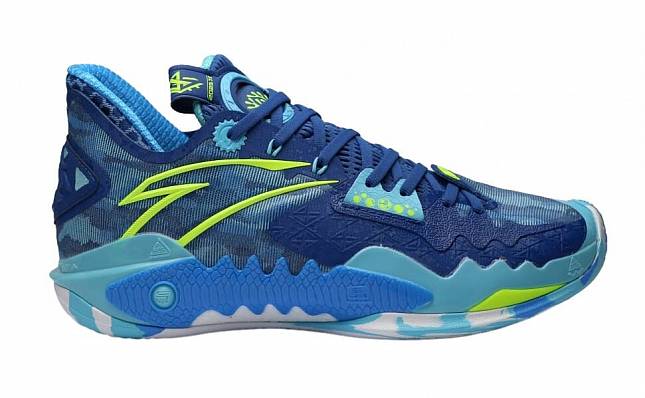кроссовки anta shock wave 5.0 v2 blue/blue м. для баскетбола