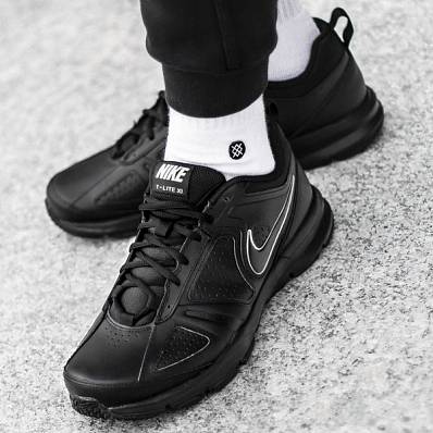 кроссовки nikess- t-lite xi blk/metallic silver м. Nike