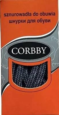 шнурки corbby треккинговые 120cm graphite/gray CORBBY